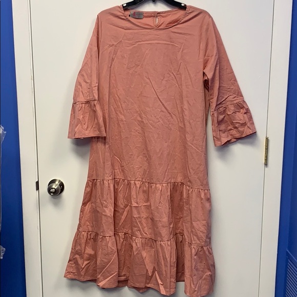 Mayas Place Light Pink Daisy Dress - Picture 2 of 4